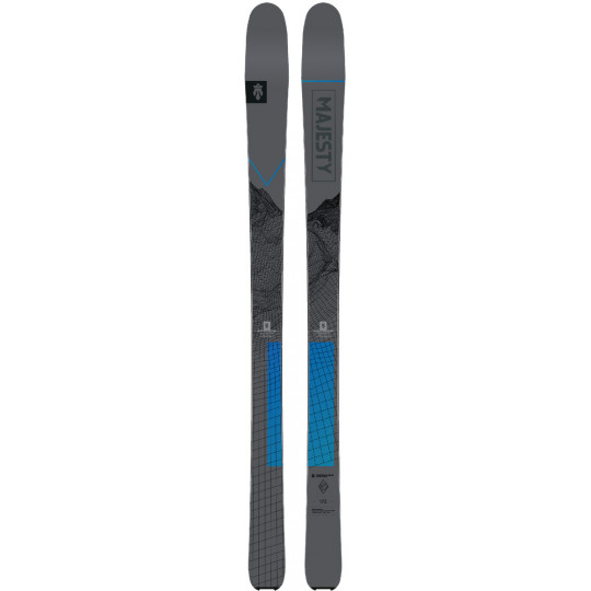 Ski de rando SUPERWOLF 91 CARBON gris-bleu MAJESTY 2024