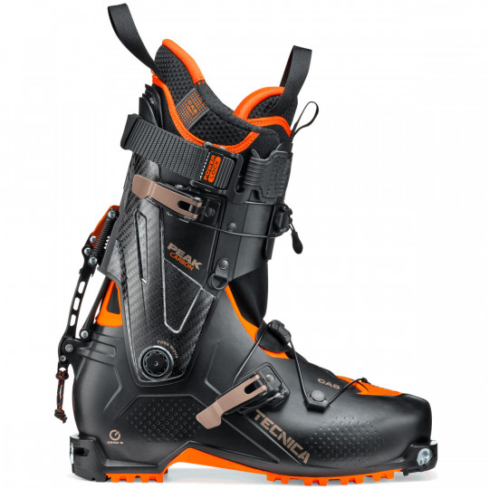 Chaussure ski de rando ZERO G PEAK CARBON noir-orange Tecnica 2023