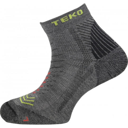 Chaussettes basses Laine Mérinos ecoRUN ENDURO LIGHT 5502-granite Teko 