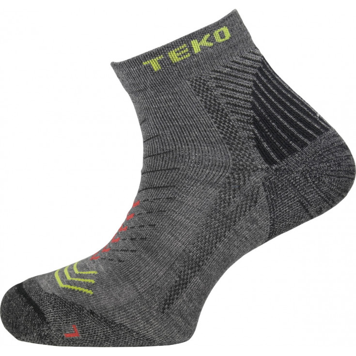 Chaussettes basses Laine Mérinos ecoRUN ENDURO LIGHT 5502-granite Teko 