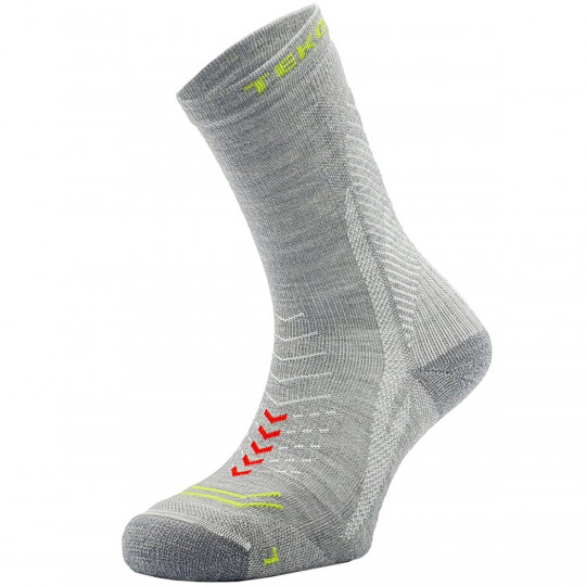 Chaussettes hautes Laine Mérinos ecoHIKE DISCOVERY LIGHT 5507-silver Teko 