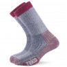 Chaussettes hautes Laine Mérinos ecoTREK 9905-gris-rouge Teko 