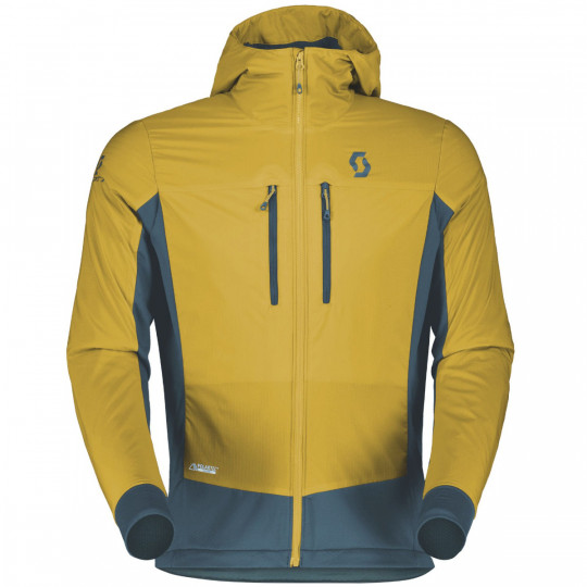 Veste softshell active M's ALPHA HOODY yellow Scott