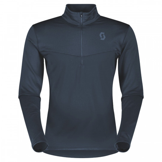 Polaire 1/4 zip homme M's Defined LIGHT PULLOVER dark-blue Scott