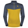 Polaire 1/4 zip homme M's Defined LIGHT PULLOVER yellow Scott