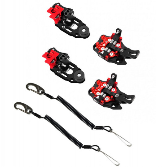 Fixation ski de rando SUMMIT 12 LEASH noir-rouge Plum 2022