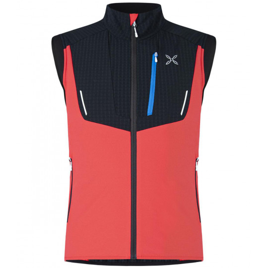 Gilet sans manches homme Softshell SKI STYLE VEST 1826-rouge Montura