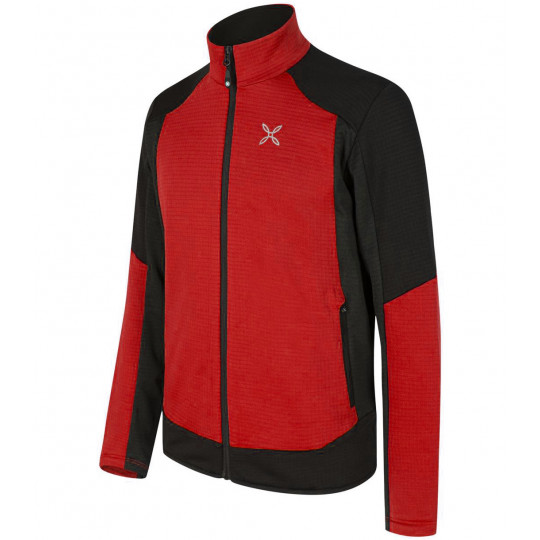 Polaire STRETCH COLOR JACKET 1090 rouge-noir Montura