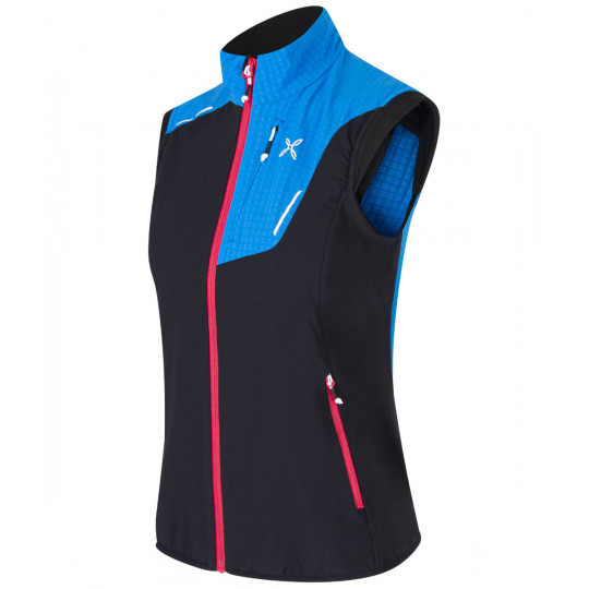 Gilet femme Softshell SKI STYLE VEST Woman noir-celeste Montura