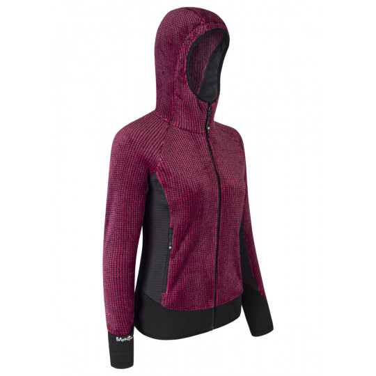 Polaire à capuche femme REMIX FLEECE JACKET WOMAN fuschia Montura