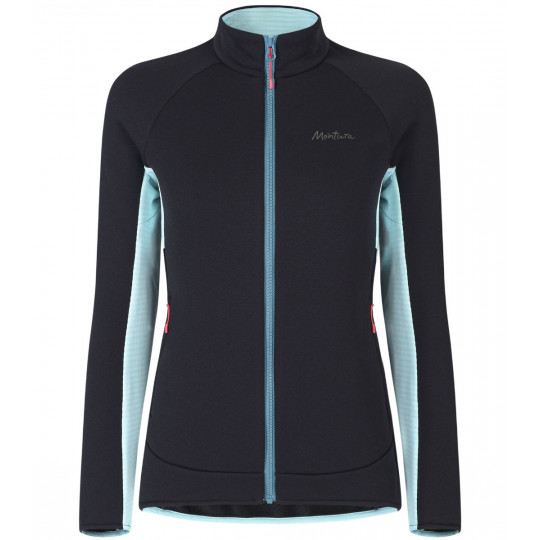 Polaire femme HYPNOTIC MAGLIA WOMAN noir-bleu Montura