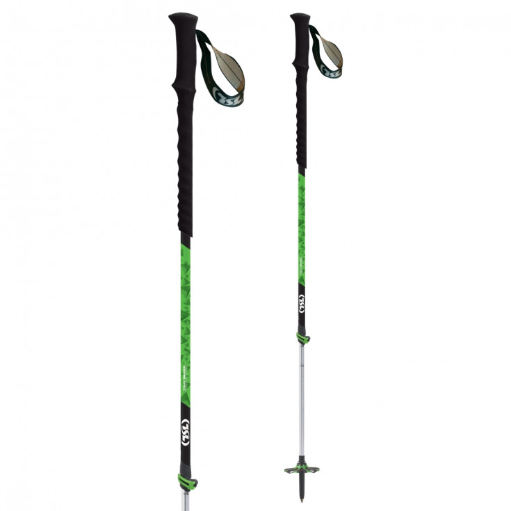 Bâtons 2 brins réglables TOUR ALU 2 CROSS SWING vert TSL Outdoor