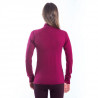 Tee-shirt femme laine Mérinos W'S MERINO ACTIVE LS 1/4 ZIP lilla SENSOR