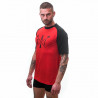 Tee-shirt laine Mérinos PT SKI rouge-noir SENSOR