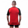 Tee-shirt laine Mérinos PT SKI rouge-noir SENSOR