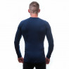 Tee-shirt homme laine Mérinos DOUBLE FACE LS deep-blue SENSOR