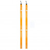 Set de Peaux RACE Crystal 62mm 2 x 170cm avec attache avant élastique course Colltex