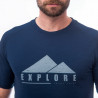 Tee-shirt homme laine Mérinos AIR PT EXPLORE bleu SENSOR