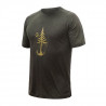 Tee-shirt homme laine Mérinos AIR PT EARTH olive SENSOR