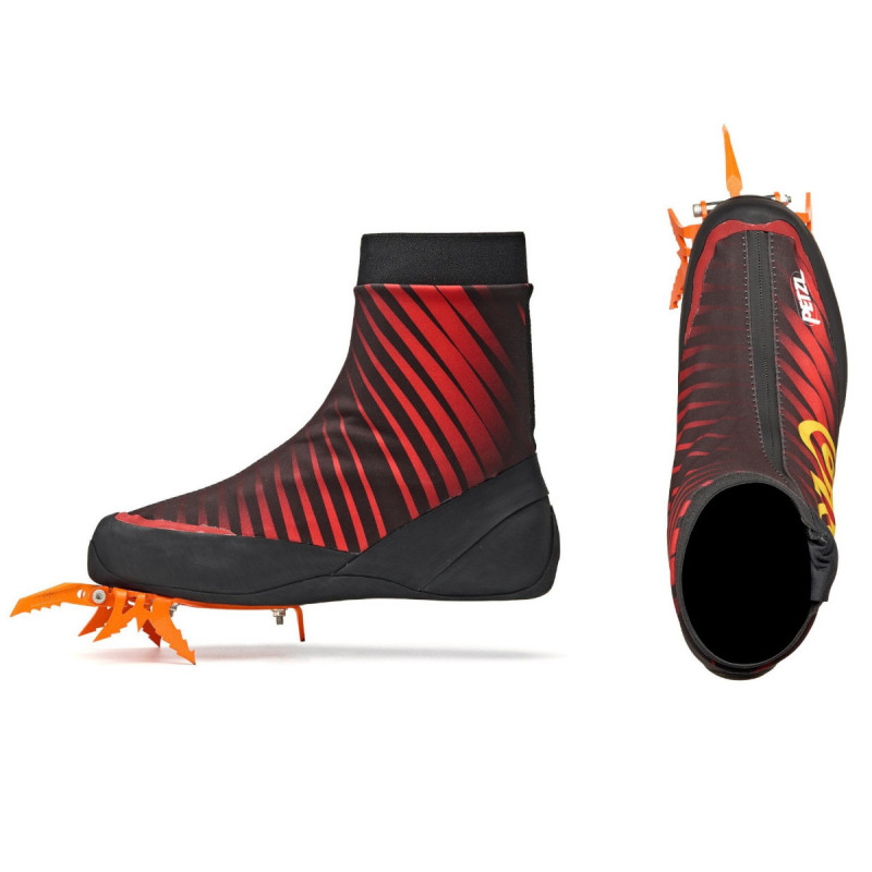 Chaussure de Dry-Tooling CAPOEIRA ICE rouge Triop avec crampons - Montania  Sport