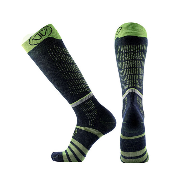 Chaussettes de ski de rando SKI TOURING SOCKS vert Sidas