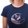 Tee-shirt femme laine Mérinos W'S PT FOX deep-blue SENSOR