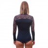 Tee-shirt femme laine Mérinos W'S MERINO IMPRESS LS origami SENSOR
