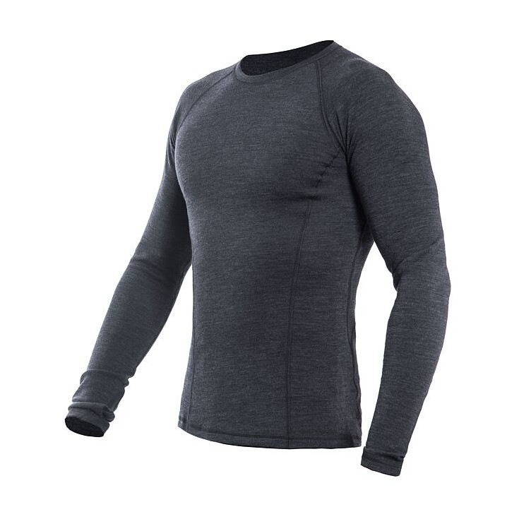 Tee-shirt homme laine Mérinos M'S MERINO BOLD LS anthracite SENSOR