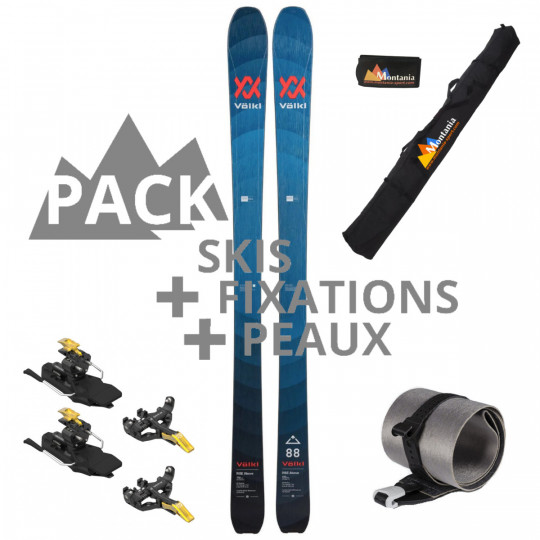 Pack ski de rando RISE 88 bleu Volkl 2024