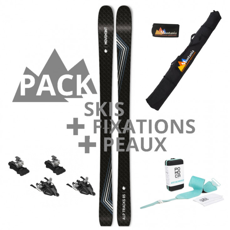 Pack ski de rando ALP TRACKS 85 CARBON noir Movement 2024