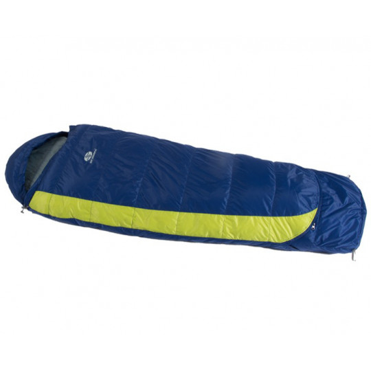 Sac de couchage enfant synthétique KIKI BASIC 125-145cm +12°C/+8°C navy-limet SirJoseph 2024