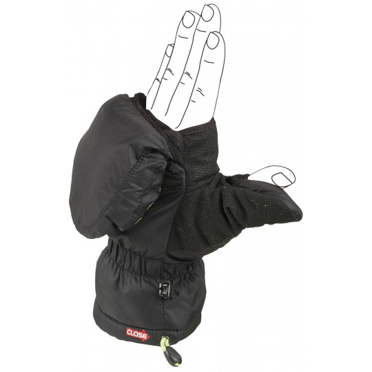 Gants convertible TEMPEST MITT EVO noir CAMP 2023