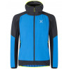 Veste Softshell homme PREMIUM WIND HOODY JACKET 2670F sky-blue Montura