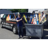 Recyclage skis et revalorisation (la paire)