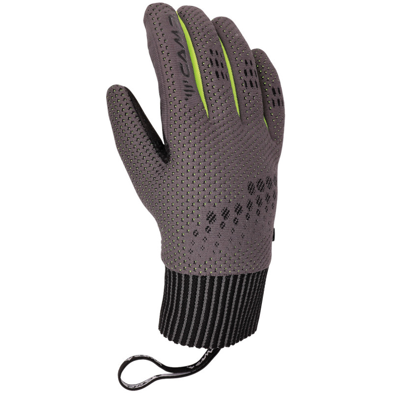 Gants Primaloft K-WARM gris-vert Primaloft CAMP - Montania Sport