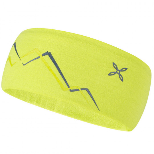 Bandeau laine Mérinos MERINO SKYLINE BAND 4786 citron-vert Montura