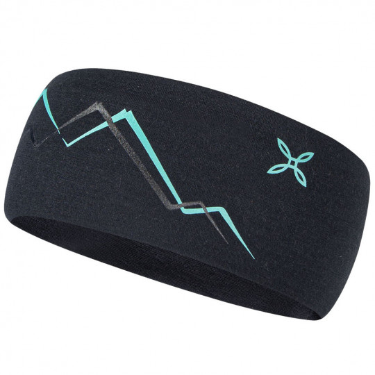 Bandeau laine Mérinos MERINO SKYLINE BAND 9128 ardoise-bleu Montura