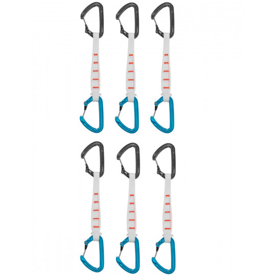 Lot de 6 dégaines escalade ANGE FINESSE 17cm L+L Petzl