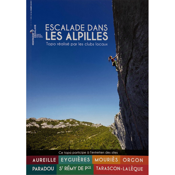 Livre Topo Escalade dans Les Alpilles - FFME 2022