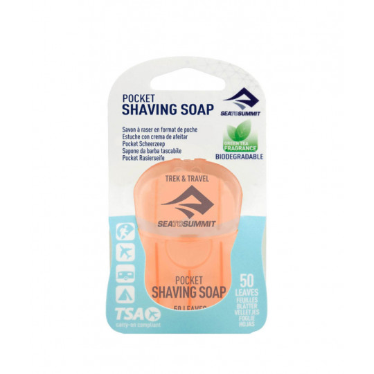 Savon à raser biodégradable en feuilles format poche POCKET SHAVING SOAP SeaToSummit