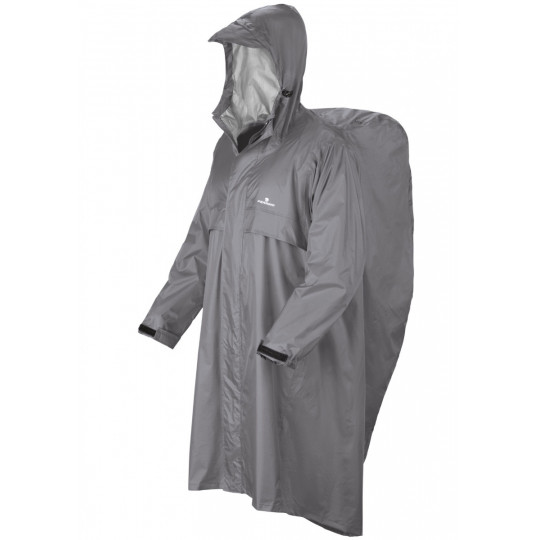 Poncho de randonnée TREKKER RIPSTOP gris Ferrino