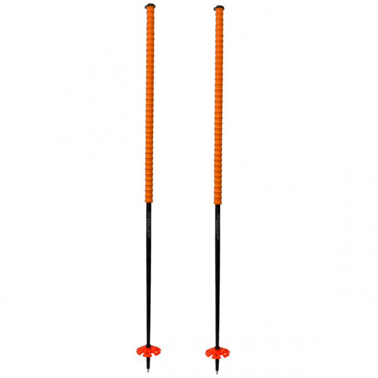 Les Bâtons d'Alain monobrin LBA mandarine-orange Alain DESEZ Chamonix (la paire)