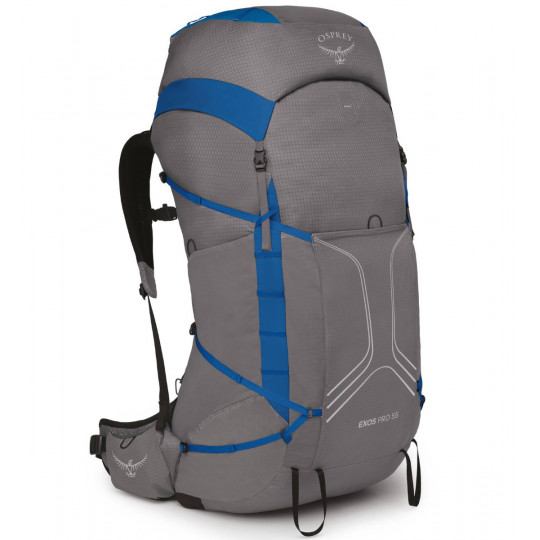 Sac à dos randonnée EXOS PRO 55 grey-blue Osprey Packs 2023