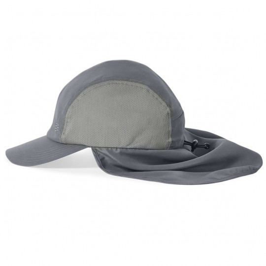 Casquette BUG BARRIER CONVERTIBLE SUN CAP gris-pewter ROYAL ROBBINS