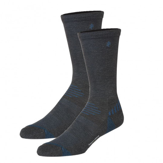 Lurbel Sahun anthracite, chaussettes thermiques de randonnée et ski de  randonnée en laine Mérinos