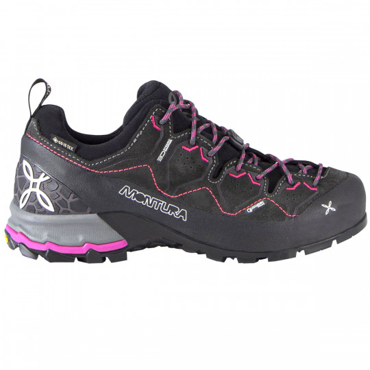 Chaussure basse femme YARU GTX WOMAN 9207 anthracite-fuschia Montura