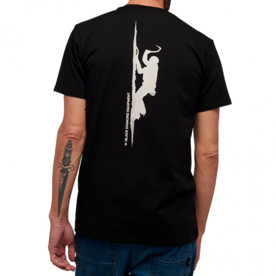 Tee-Shirt coton biologique ICE CLIMBER TEE noir Black Diamond 2023