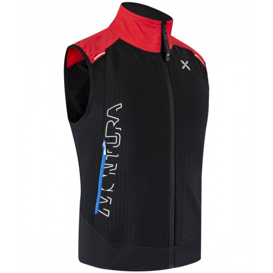 Gilet homme WIND REVOLUTION VEST 9018 noir-rouge Montura