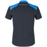 Tee-shirt 1/4 zip MOUNTAIN ZIP TEE-SHIRT 9226 gris-bleu Montura