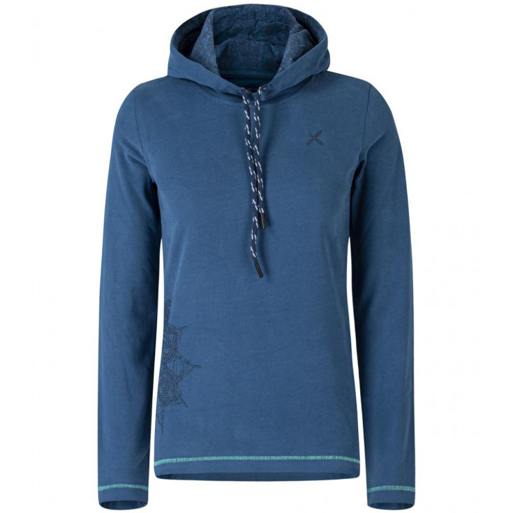 Sweat à capuche femme TALI MAGLIA 87D deep-blue Montura